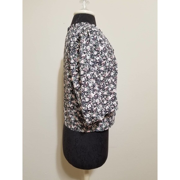 Levi's Women's Shirt Crop Tops Puff Sleeve Square Neck Size X Large Gree… - Picture 8 of 11